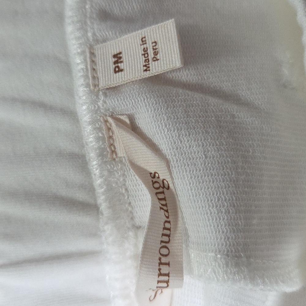 NWT SOFT SURROUNDINGS Fina French Terry Crop Pants - Picture 6 of 11